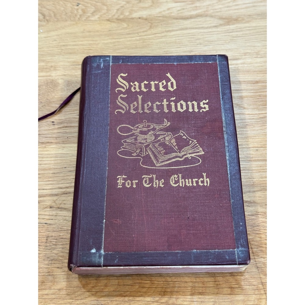 Sacred Selections For The Church Hymnal 1959 Ellis J Crum Vintage Song Book
